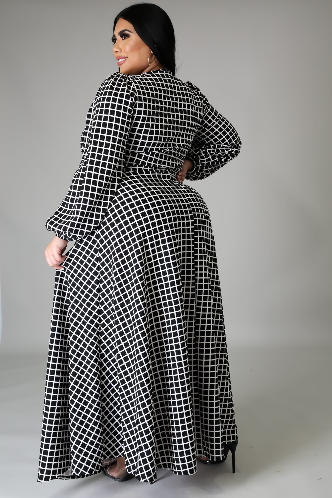 Checkered Skirt Set