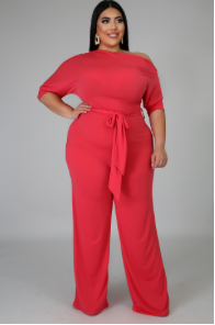 Curvy Jumpsuit (off the shoulder)